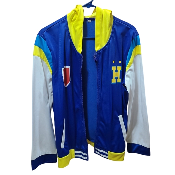 n/a Jackets & Blazers - Haru Free! Anime Hooded Jacket with Logo